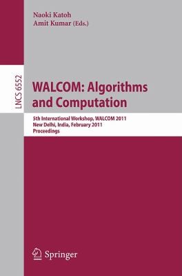 Walcom Algorithms And Computation