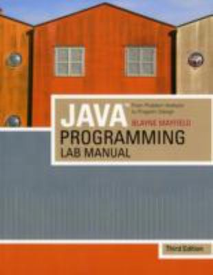 Java Programming From Problem Analysis To Program Design Lab Manual