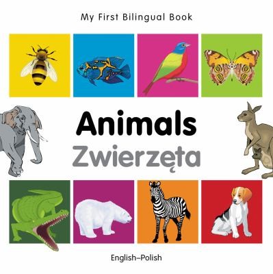 Animals Zwierzta Englishpolish by Milet publishing cover