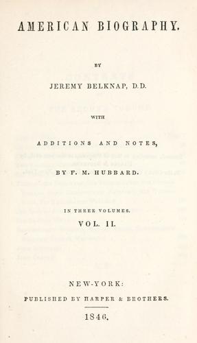 American biography