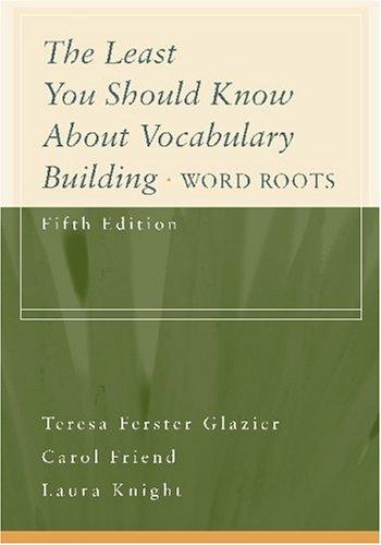 The least you should know about vocabulary building