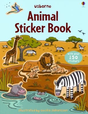 Animal Sticker Book by Jessica Greenwell cover