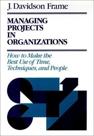 Managing projects in organizations