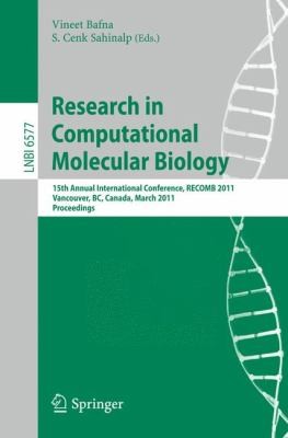 Research In Computational Molecular Biology 15th Annual International Conference Recomb 2011 Vancouver Bc Canada March 2831 2011 Proceedings
