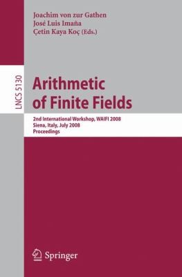 Arithmetic of Finite Fields
            
                Lecture Notes in Computer Science