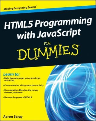 Html5 Programming With Javascript For Dummies