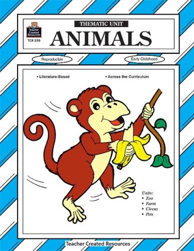 Animals Thematic Unit by JANET HALE cover