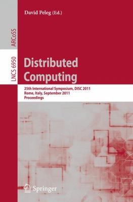 Distributed Computing
            
                Lecture Notes in Computer Science
