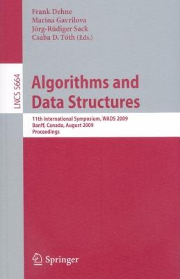 Algorithms and Data Structures
            
                Lecture Notes in Computer Science