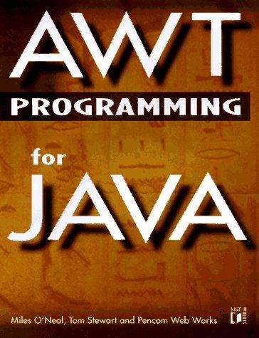 AWT programming for Java