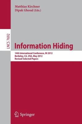 Information Hiding
            
                Lecture Notes in Computer Science  Security and Cryptology