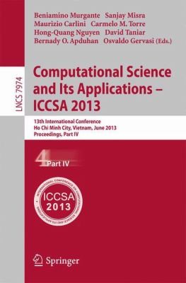 Computational Science And Its Applicationsiccsa 2013 Part Iv