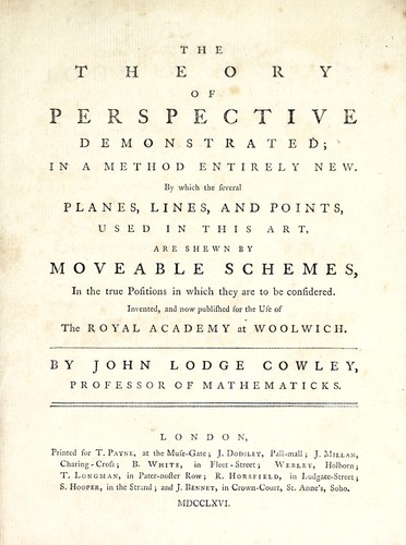 The theory of perspective demonstrated, in a method entirely new