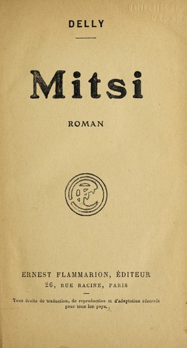 Mitsi by Delly pseud cover