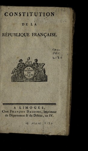 Constitution de la Re publique franc ʹais