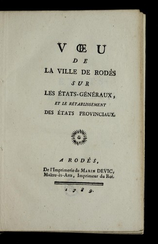 Voeux by Rodez (France) cover