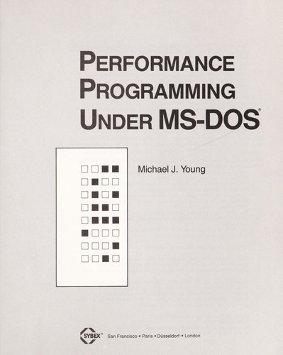 Performance programming under MS-DOS