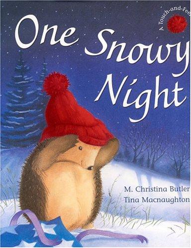 One snowy night by M. Christina Butler, Christina M Butler, Tina MacNaughton cover
