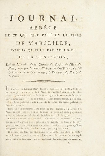 Journal abr©♭g©♭ de ce qui s'est pass©♭ en la ville de Marseille by Marseille (France) cover