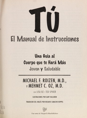 YOU: The Owner's Manual