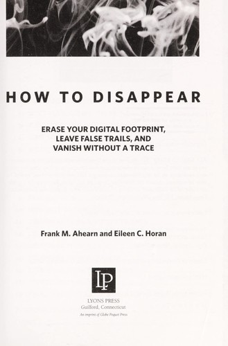 How to disappear
