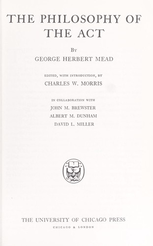 The philosophy of the act