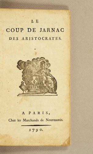Le coup de Jarnac des aristocrates by François Turben cover