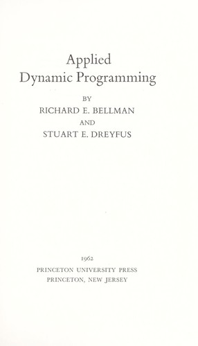 Applied dynamic programming