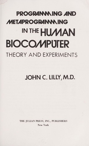 Programming and metaprogramming in the human biocomputer