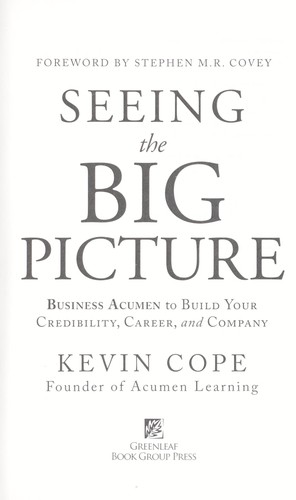 Seeing the big picture