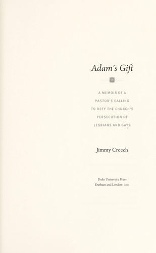 Adam's gift