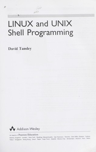 Linux and UNIX shell programming