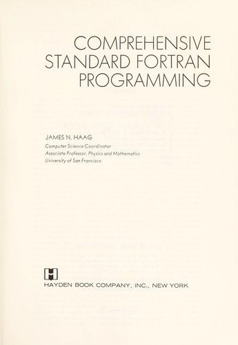 Comprehensive standard Fortran programming
