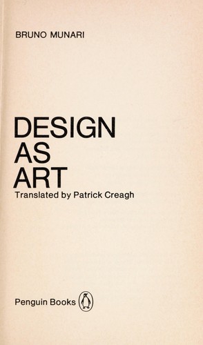Design as art