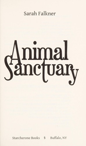Animal sanctuary by Sarah Falkner cover