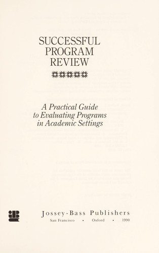 Successful program review
