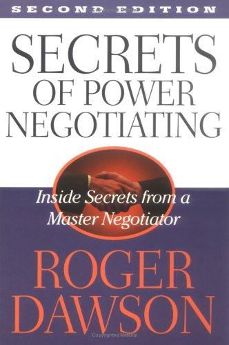 The Secrets of Power Negotiating by Roger Dawson cover