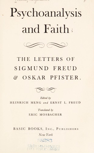 Psychoanalysis and faith