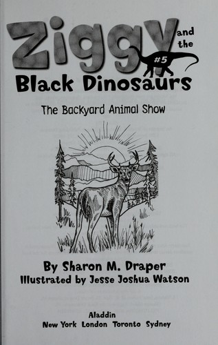 The backyard animal show by Sharon M. Draper cover