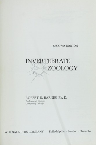 Invertebrate zoology