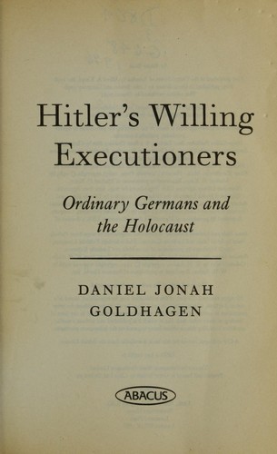 Hitler's willing executioners