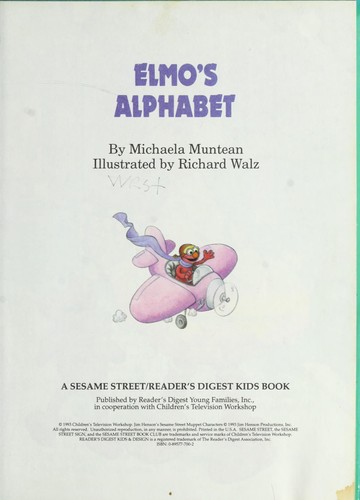 Elmo's alphabet