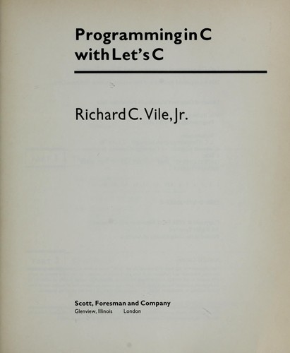 Programming in C with Let's C