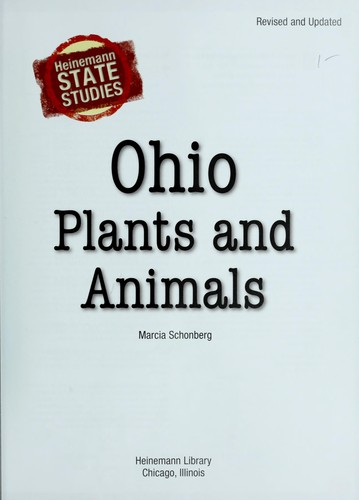Ohio plants and animals by Marcia Schonberg cover