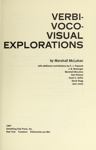 Verbi-voco-visual explorations