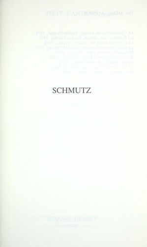 Schmutz by Tony Cartano cover
