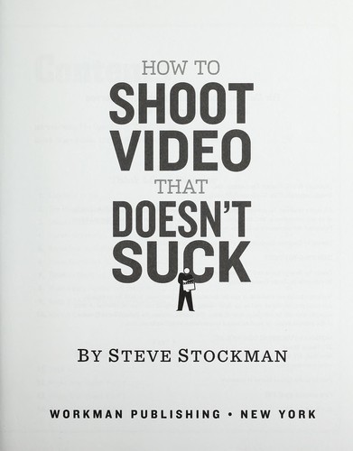 How to shoot video that doesn't suck