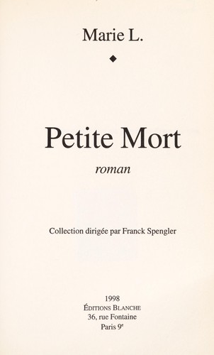 Petite mort by Marie L. cover