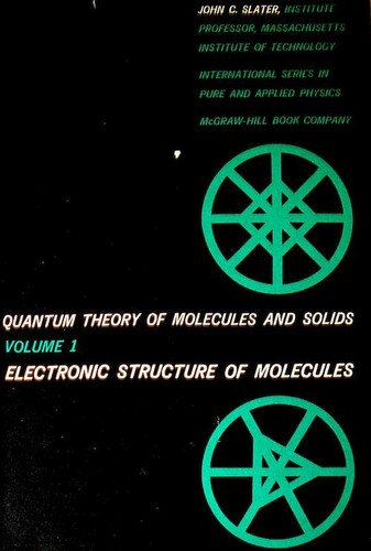 Quantum theory of molecules and solids vol.1