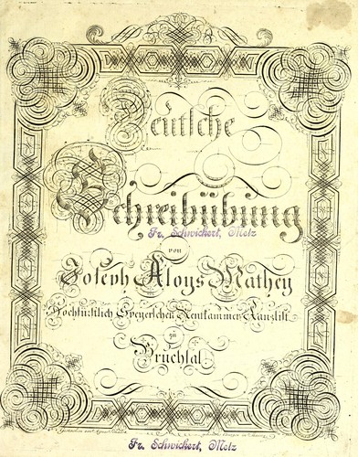 Deutsche Schreibübung by Joseph Aloys Mathey cover
